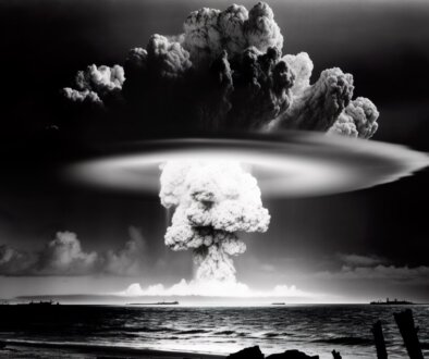 black-white-photo-nuclear-explosion-with-cloud-smoke-sky
