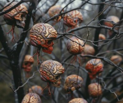 brains on tree branches