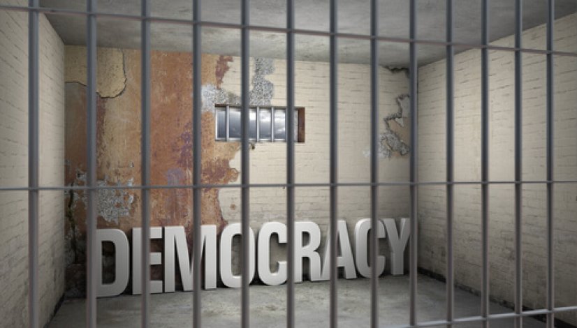 Democray-Authoritarianism-Jailed
